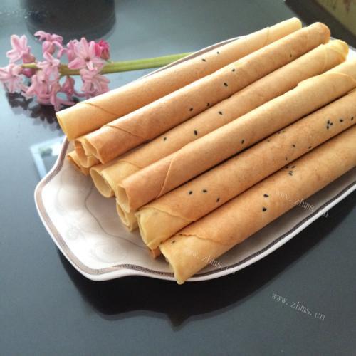 软嫩的鸡蛋卷