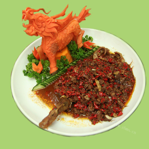 莲花血鸭（家常菜）