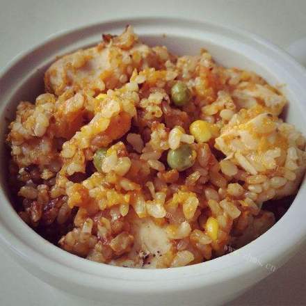 营养的糙米饭