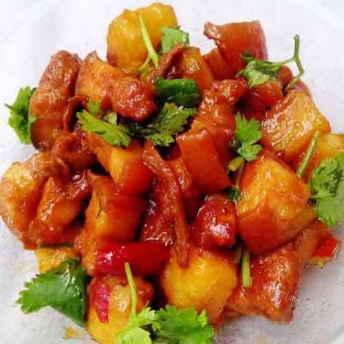 家庭版的土豆炖肉的做法