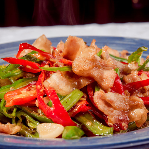 「自创」豆角炒肉片