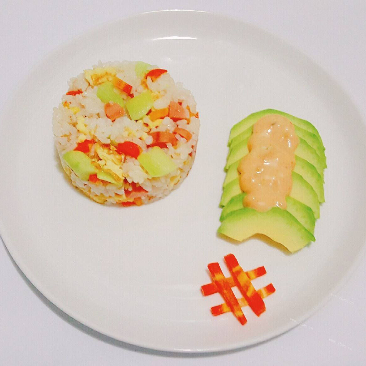 简单的什锦蛋炒饭