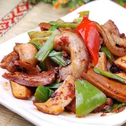 「自制」剁椒香干回锅肉