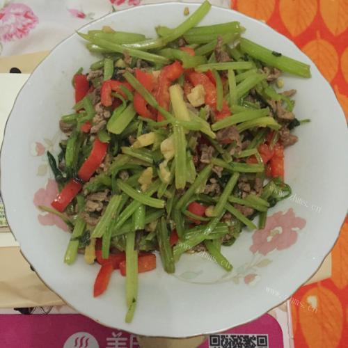 芹菜炒牛肉#简单版#