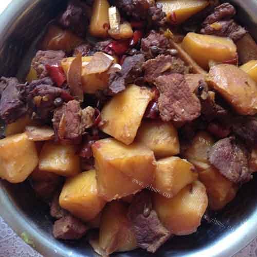 在家做的土豆炖肉的做法