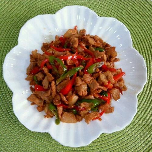 诱人的辣椒炒肉做法