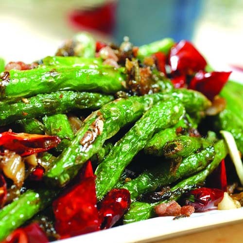 「自制」干煸四季豆