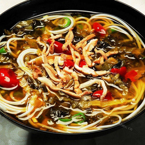 家常菜酸菜肉丝