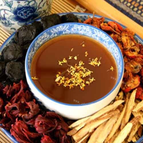 营养丰富的桂花酸梅汤