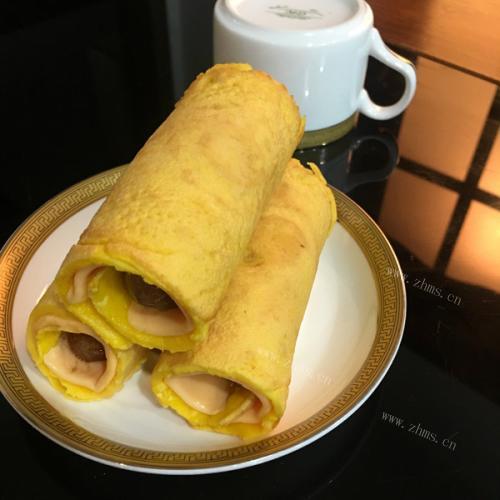 鸡蛋肉卷
