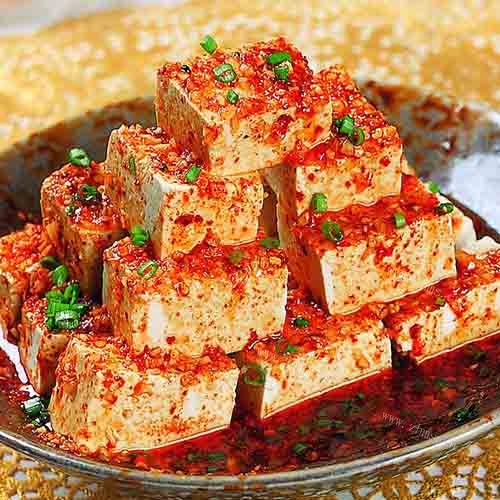 珍馐美味的香辣豆腐