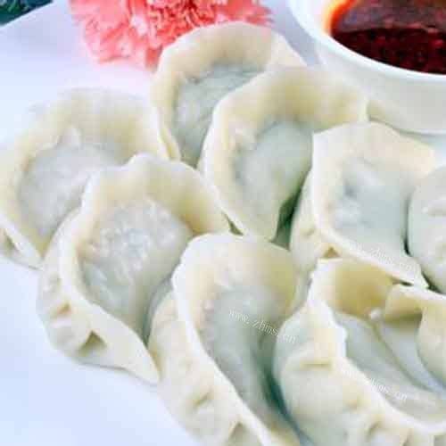 色香味具全的芹菜猪肉水饺
