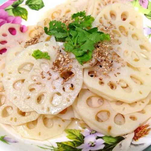 香辣味凉拌藕片的做法