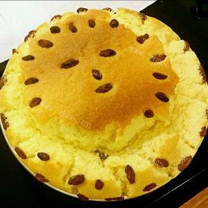 葡萄干戚风蛋糕