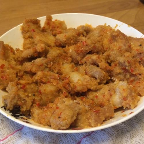 清淡的蒸米粉肉 
