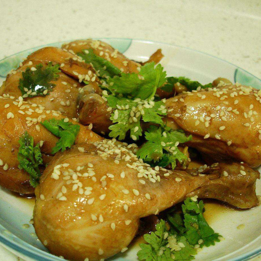 新鲜清蒸鸡腿