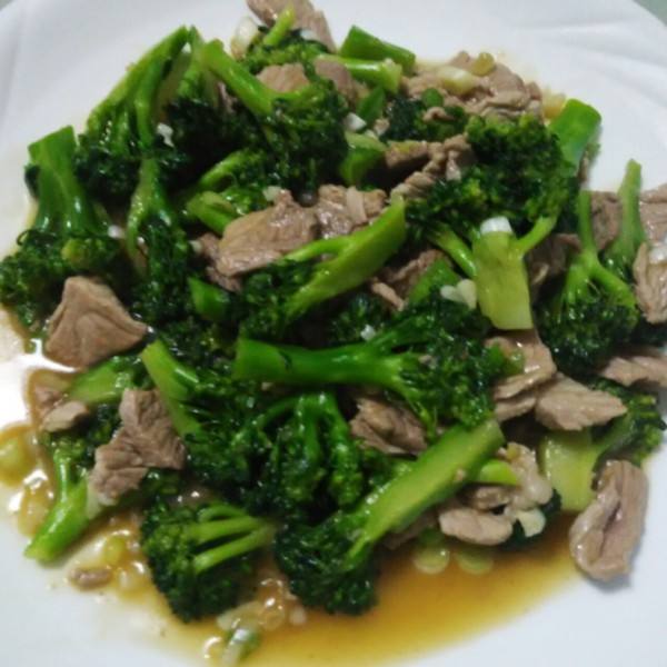 懒人版西兰花炒肉