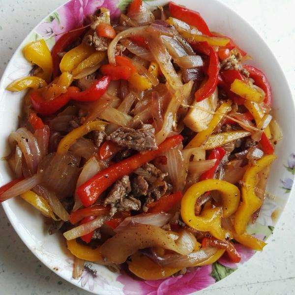 自制洋葱炒肉丝