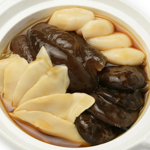 肉末凤尾菇汤的做法