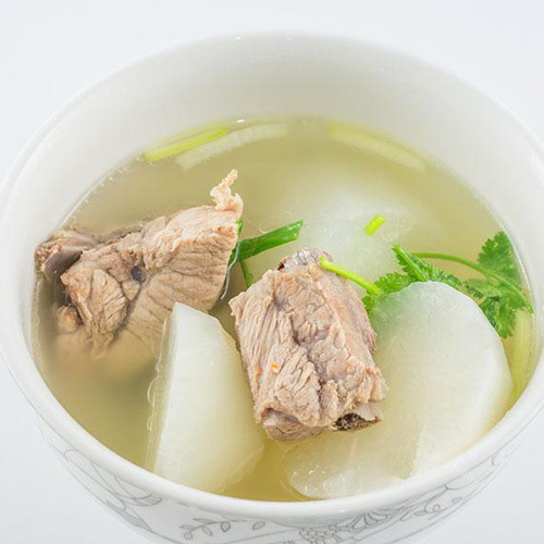  简单的海带绿豆排骨汤