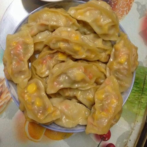 健康的素菜饺子