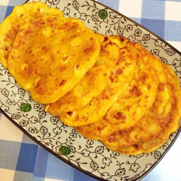 胡萝卜玉米饼