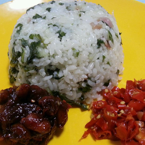 口感好的咸肉菜饭
