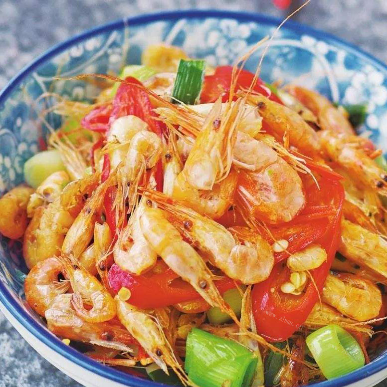 开胃小炒河虾