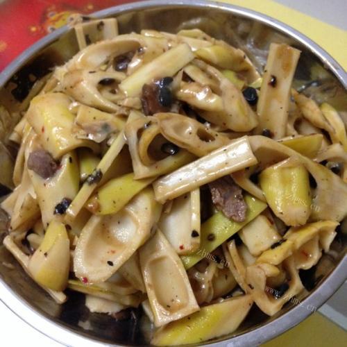 美味冬笋炒肉