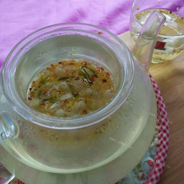 清香的桂花茶 