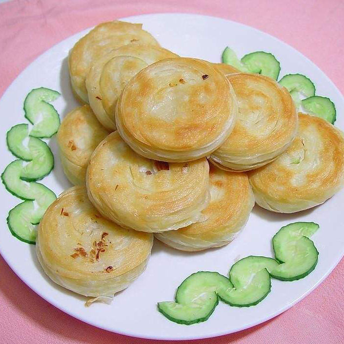 自己做的手抓葱油饼