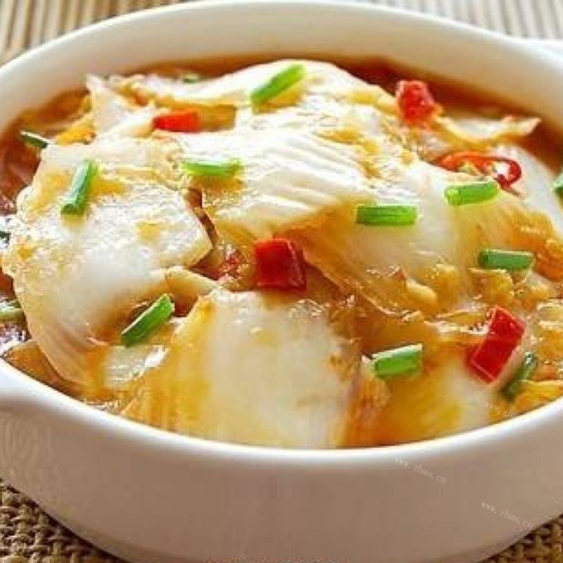 家常菜鱼香白菜