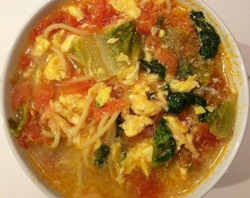 家常西红柿鸡蛋面