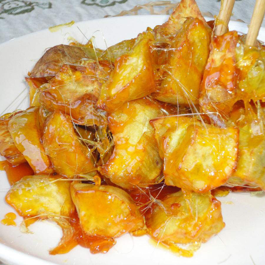 味道十足的拔丝土豆