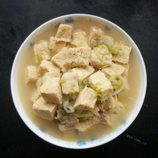 冻豆腐炖白菜