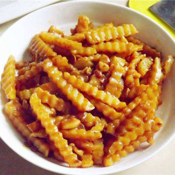 开胃的孜然土豆条
