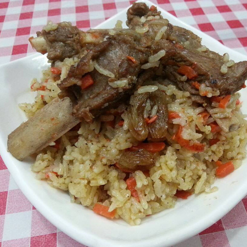 美味 羊肉抓饭