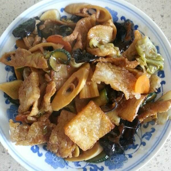 「DIY」锅巴肉片的做法