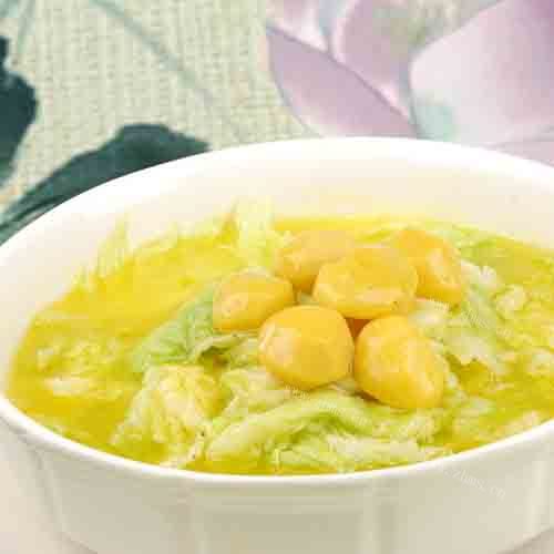 家常扒栗子白菜