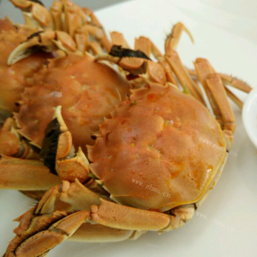美美厨房之清蒸河蟹