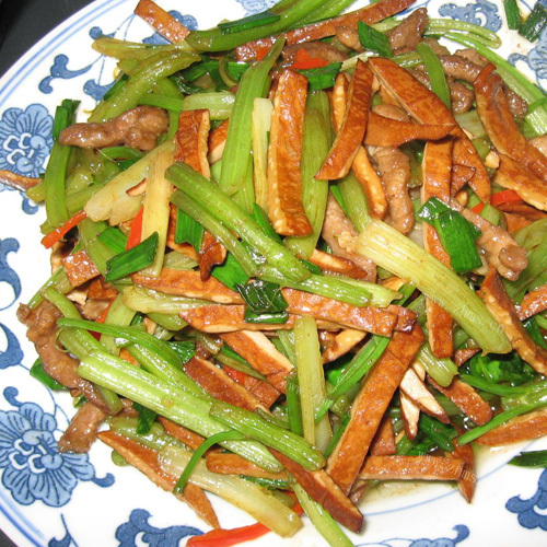 酱香干炒肉丝