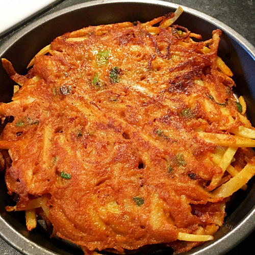 味道香醇的香煎土豆饼