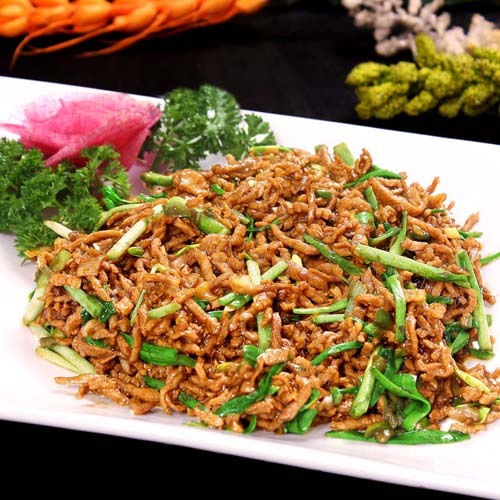 西芹炒肉丝