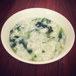 清淡的青菜粥 