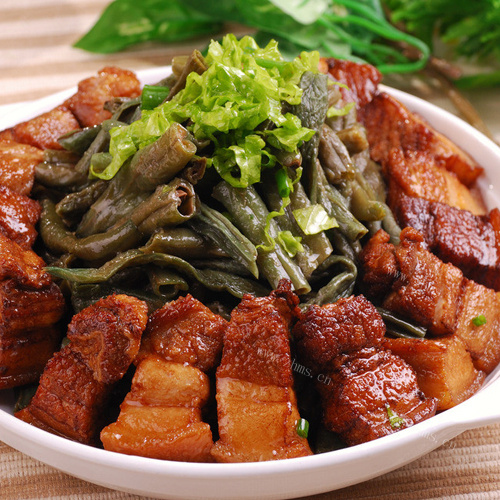 酥嫩干豆角烧肉
