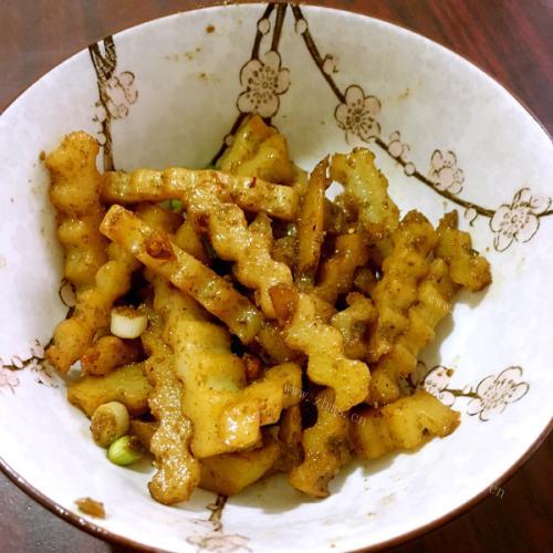 十分诱人的狼牙土豆