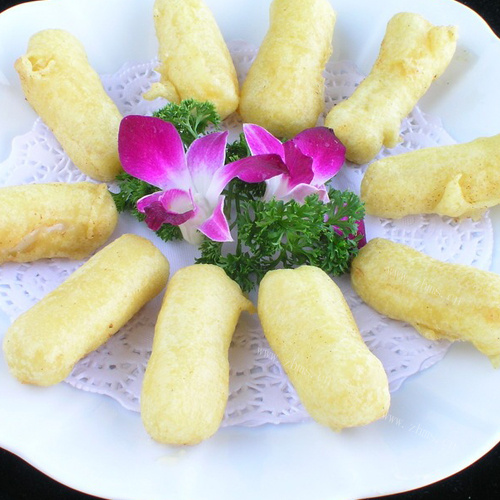 甜软拔丝奶豆腐