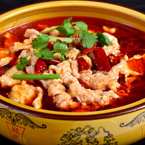 家常菜水煮肉片