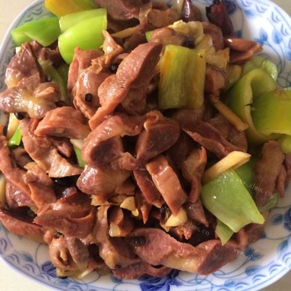 可口的鸡胗炒尖椒