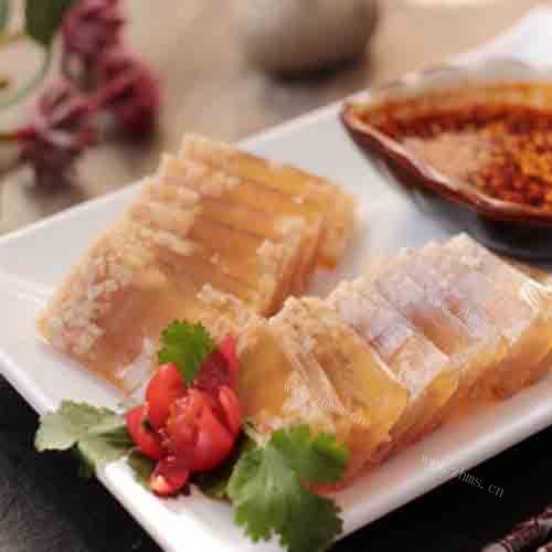 自制水晶肉皮冻